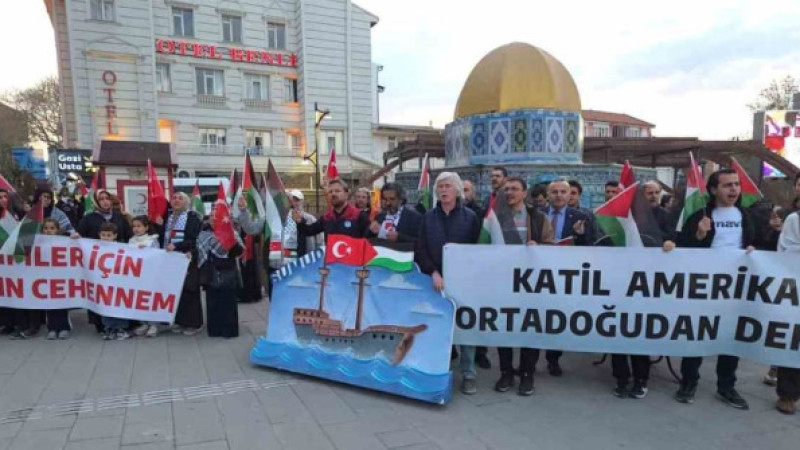 Kütahya’da Sumud Filosu’na yapılan saldırıya tepki
