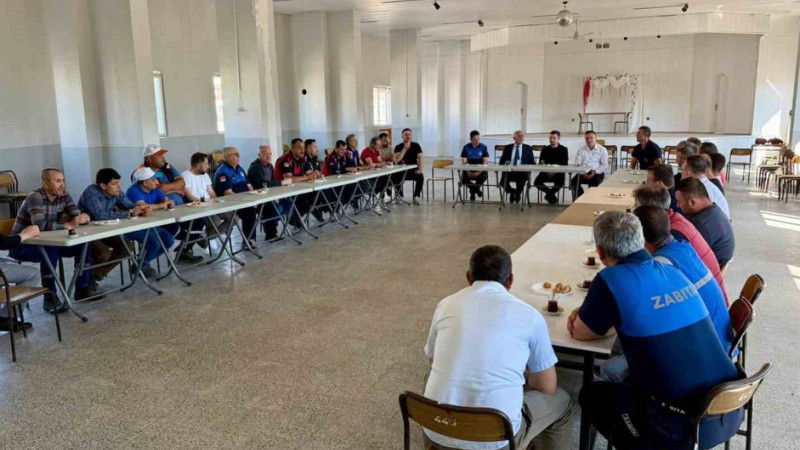 Belediye personeli bayram sonu biraraya geldi
