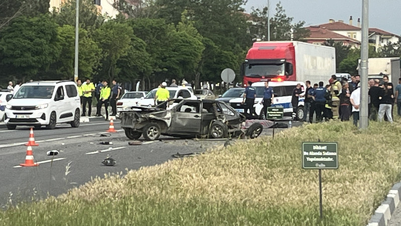 Trafik kazasında bir kişi hayatını kaybetti