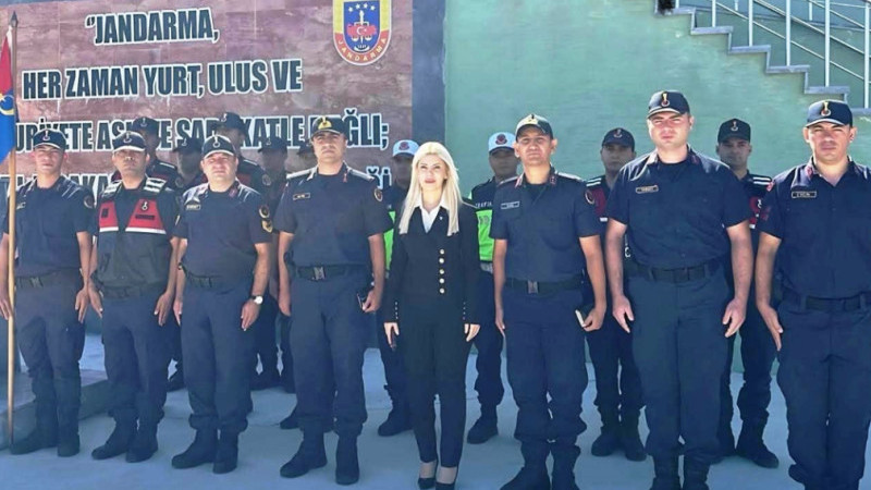 Kaymakam Ayşegül Yıldırım jandarma ziyareti 