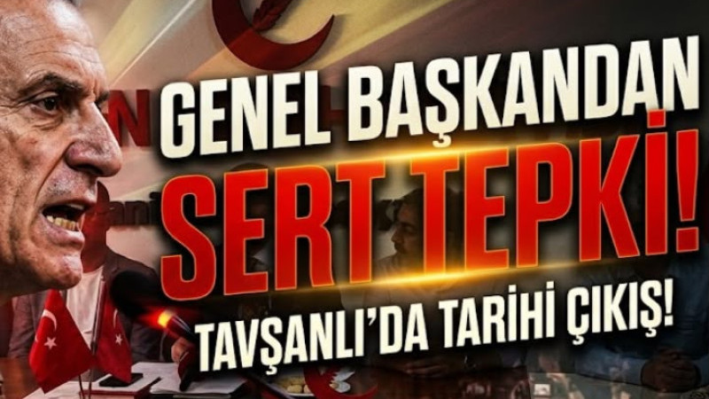  İstifa Eden Tavşanlı Belediye Başkanı Derin’e Sert Tepki