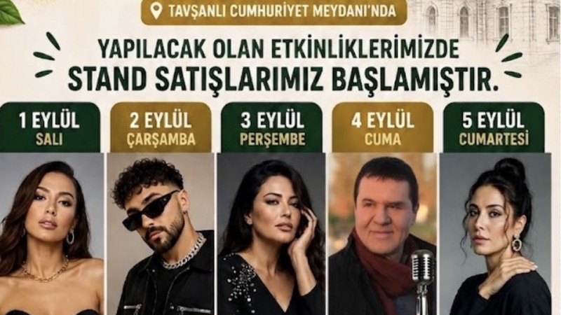 3 Eylül Tavşanlı standları için geri sayım başladı