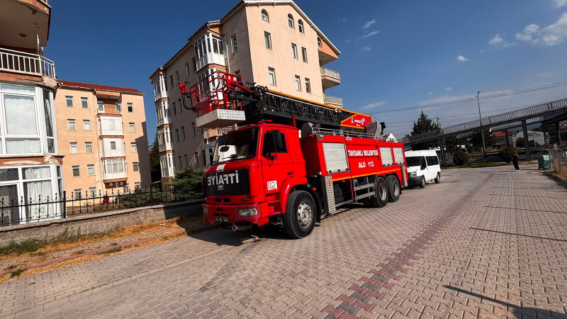 Tavşanlı'da korkutan yangın