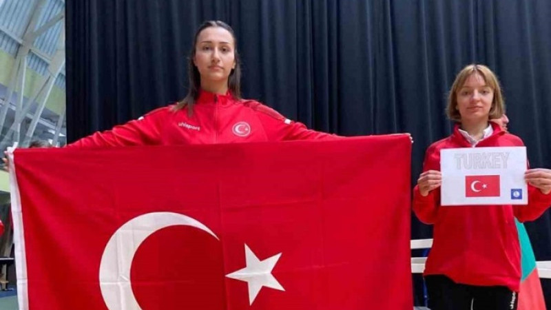 Kütahyalı sporcu Elif Kaya Avrupa ikincisi oldu