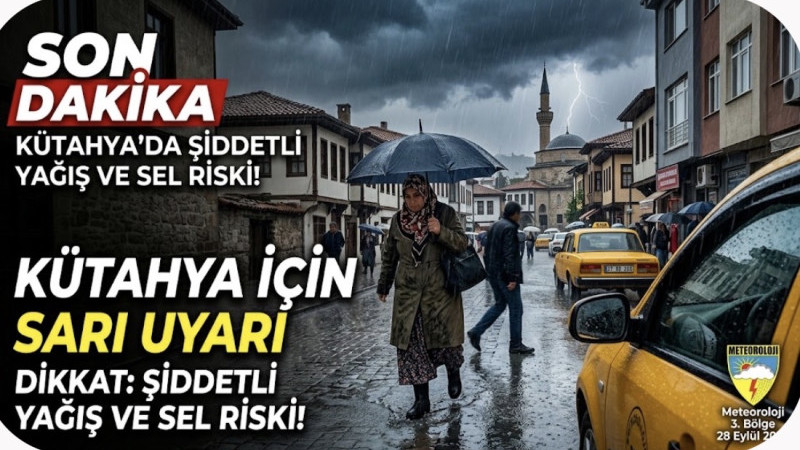 Sağanak yağış bekleniyor 