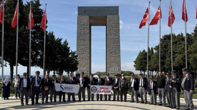 Simavlı gaziler Çanakkale’de
