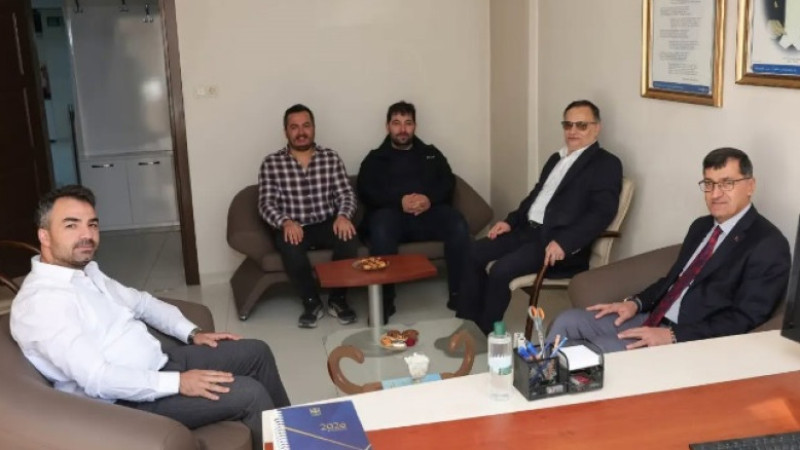 Başkan Kahveci, Makina Mühendisleri Odası yönetimiyle görüştü