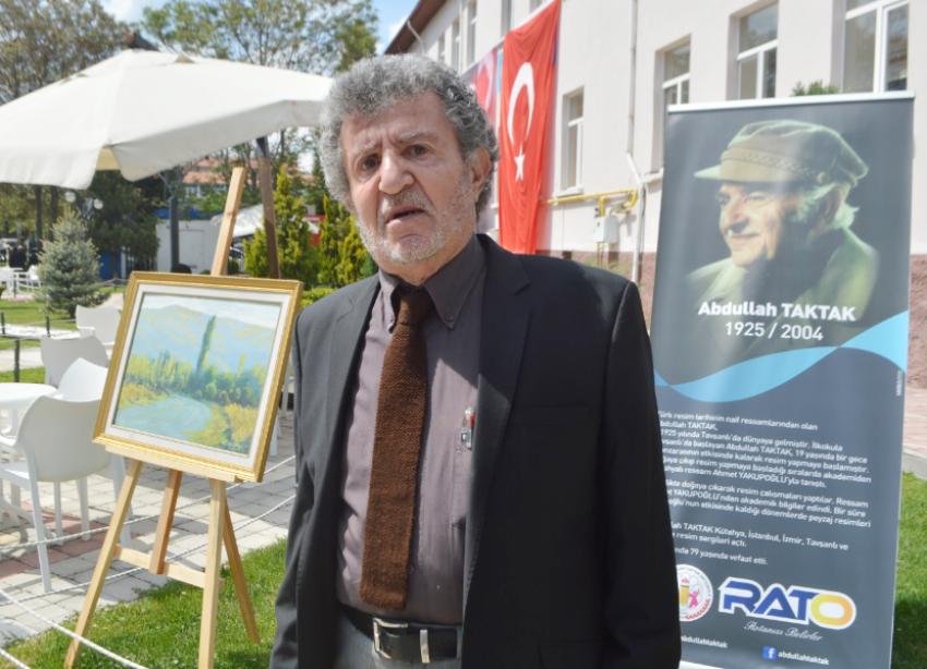 Ressam Abdullah Taktak Resim Sergisi Açıldı